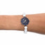 MCL Design Blue Sapphire, Blue Topaz and White Agate Beaded Bracelet with