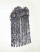 MCL Design Jeweled Beaded Black & White Headdress