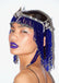 MCL Design Blue & Silver Costume Headdress