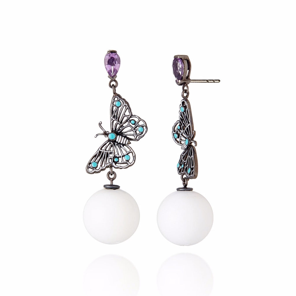 MCL Design Butterfly Earrings