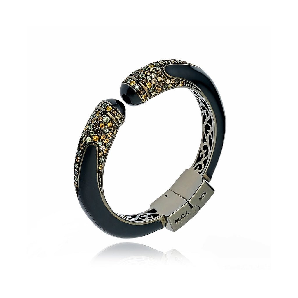 Silver Simple Mini Stick 5K Gold Oriental Zodiac Charm Bracelet
