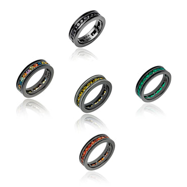 MCL Design Unisex Band Stacking Ring