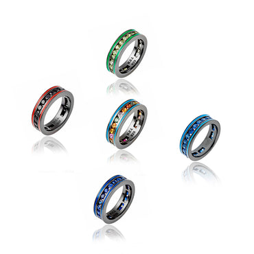 MCL Design Unisex Band Stacking Ring