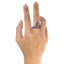 MCL Design Silver Patriarchal Cross Stacking Ring