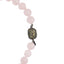 Beaded Statement Necklace with Sterling Silver, Mixed Army Sapphires & Rose Quartz