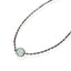 Sterling Silver Necklace with Blue Topaz
