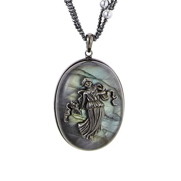 virgo zodiac pendant 