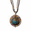 labradorite sapphire pendant necklace