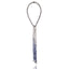 Sterling Silver Tassel Necklace With Mixed Sapphires, Lapis & Hematite