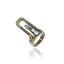 Sterling Silver Statement Ring with Green Agate, Yellow Sapphires, Black Spinel & Blue Topaz